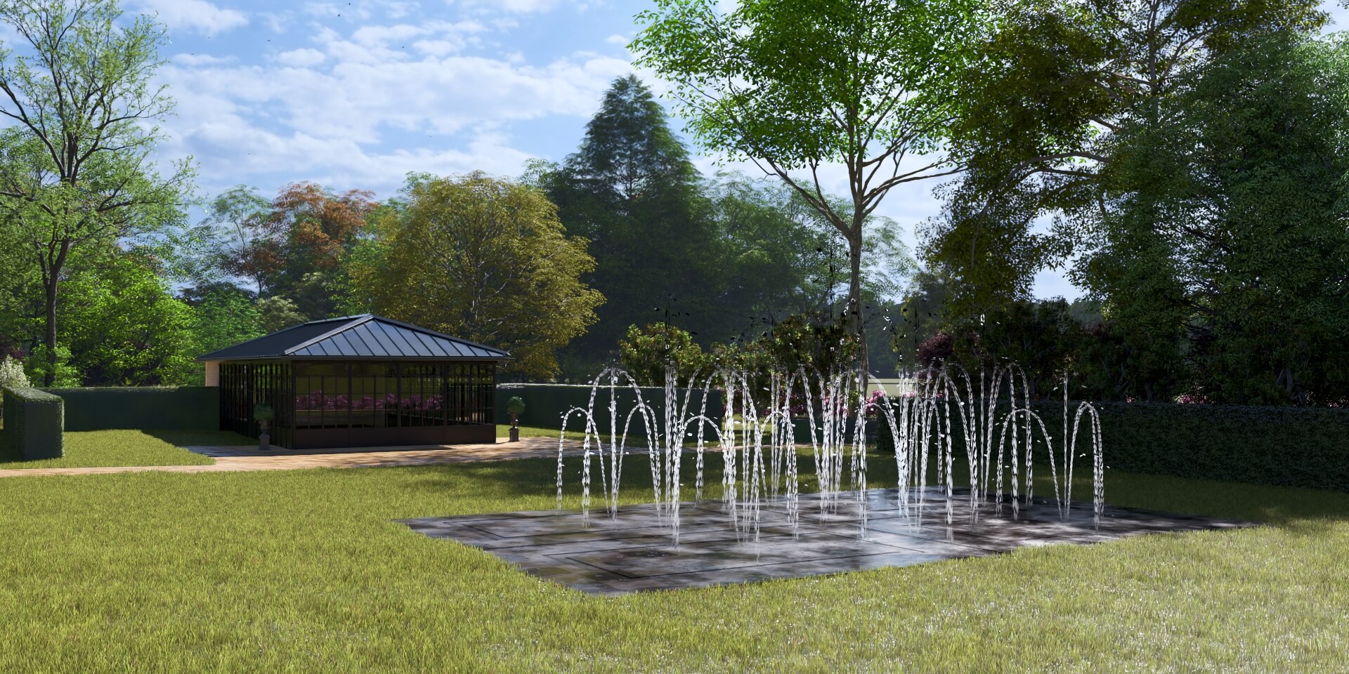 Conception 3D jardin